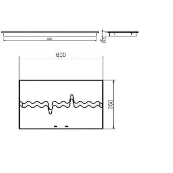 Concepcion Bio-Ethanol Inzetbrander 60 CM