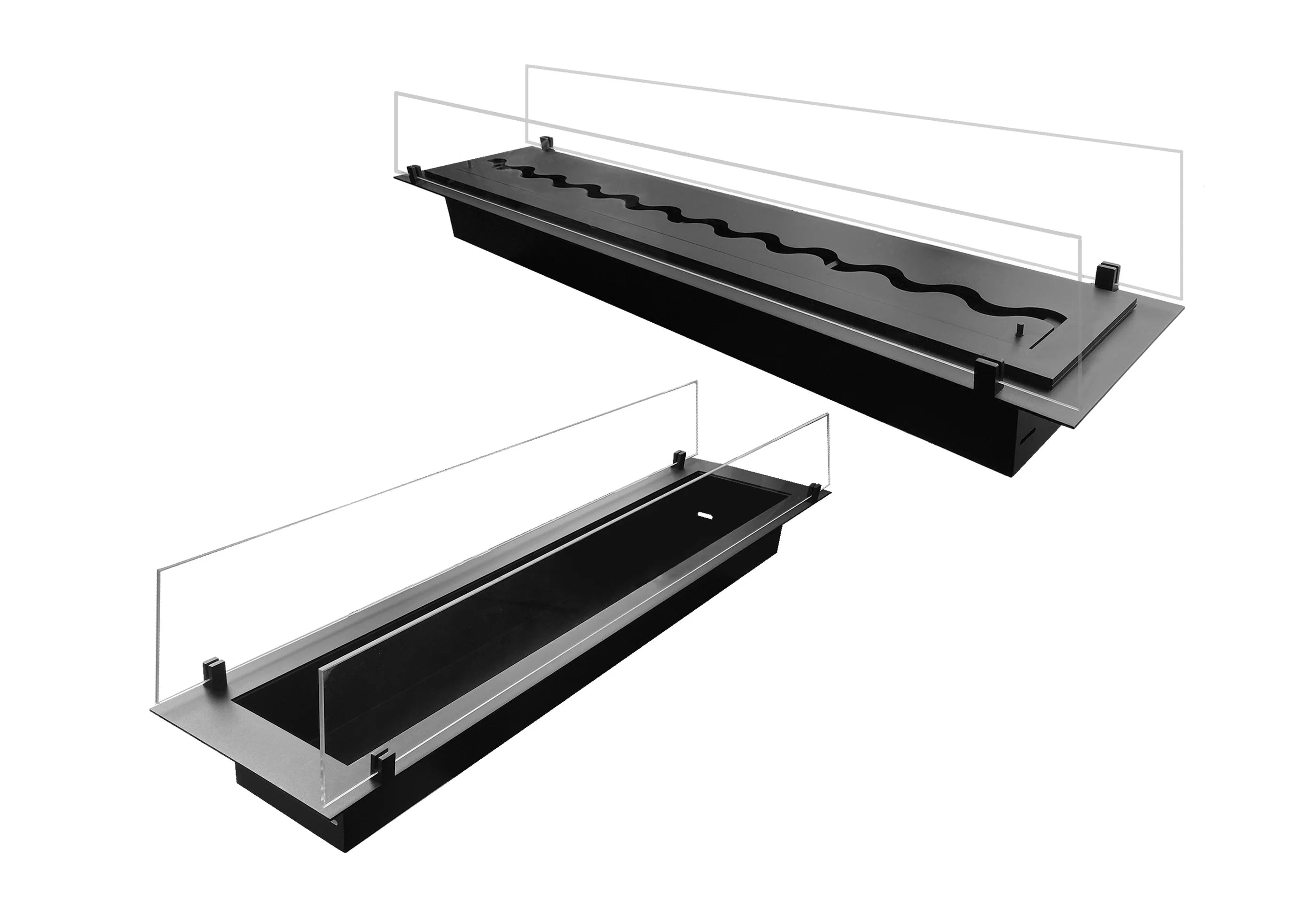 Insert Bio Ethanol Inbouwbrander 108 cm