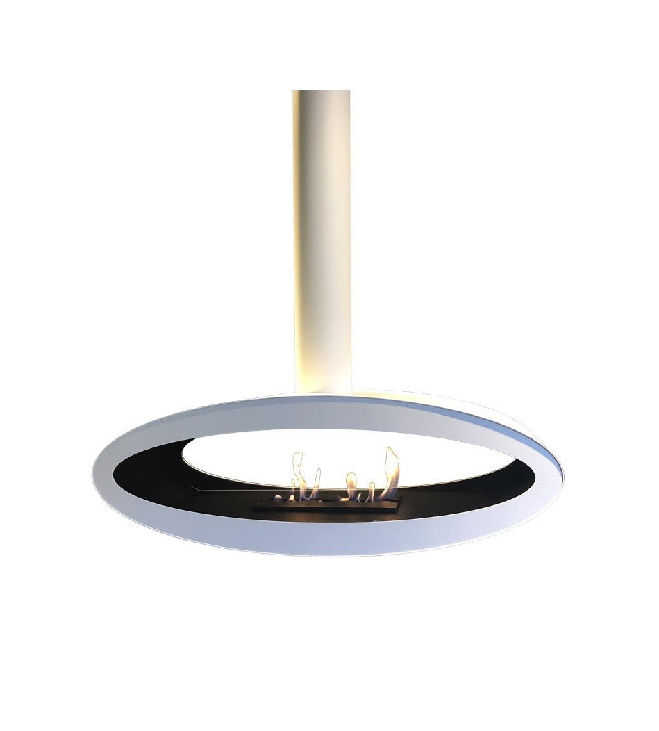 Meru Tube Wit Bio-ethanol Plafondhaard D110 CM