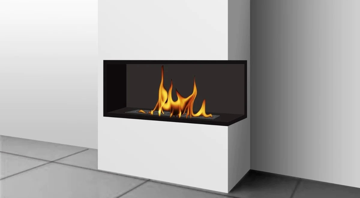 Nila Bio Ethanol Inbouwhoekhaard Rechts 70 cm