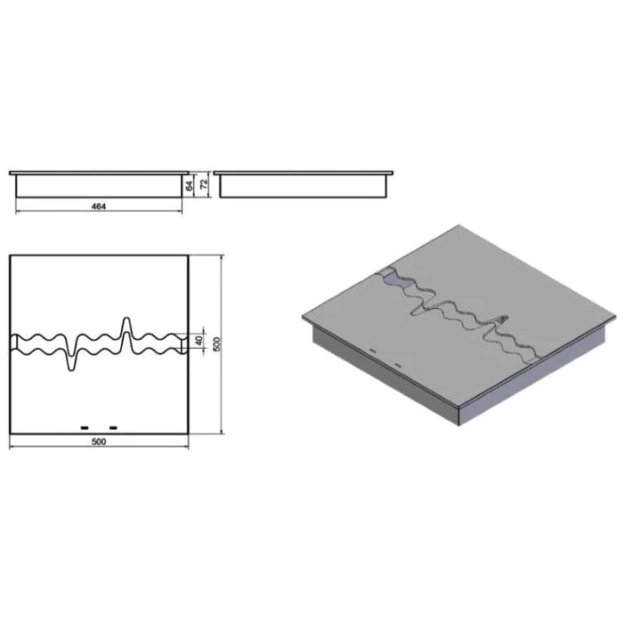 Concepcion Bio-Ethanol Inzetbrander 50 CM