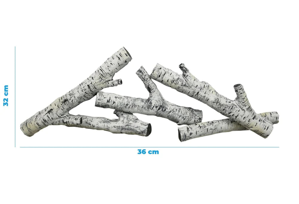 Westin Decoratieve Keramische Houten blokken XXXL 5-delig