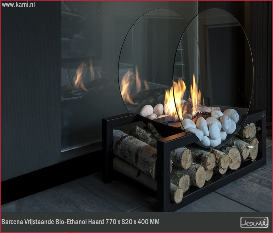 Barcena Bio Ethanol Vrijstaand Haard D60 CM