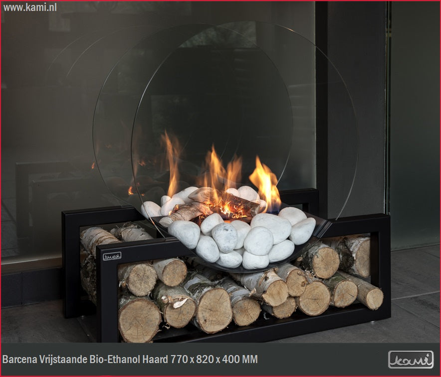 Barcena Bio Ethanol Vrijstaand Haard D60 CM