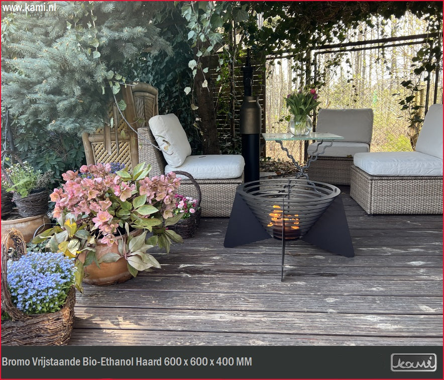 Bromo Bio-Ethanol Vrijstaand Haard 60 CM