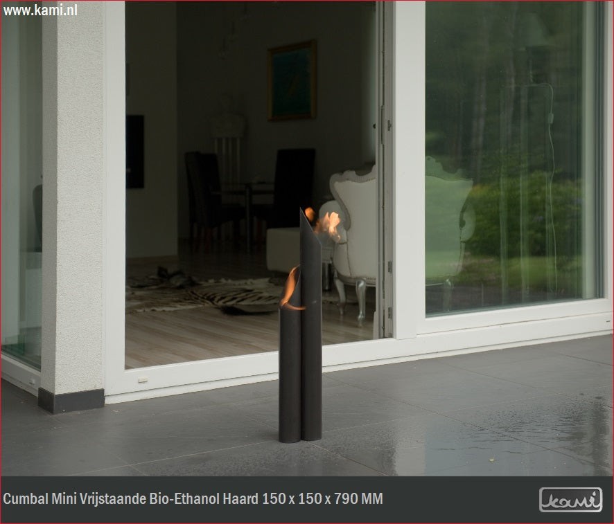Cumbal Mini Bio Ethanol Vrijstaand Haard H80 CM