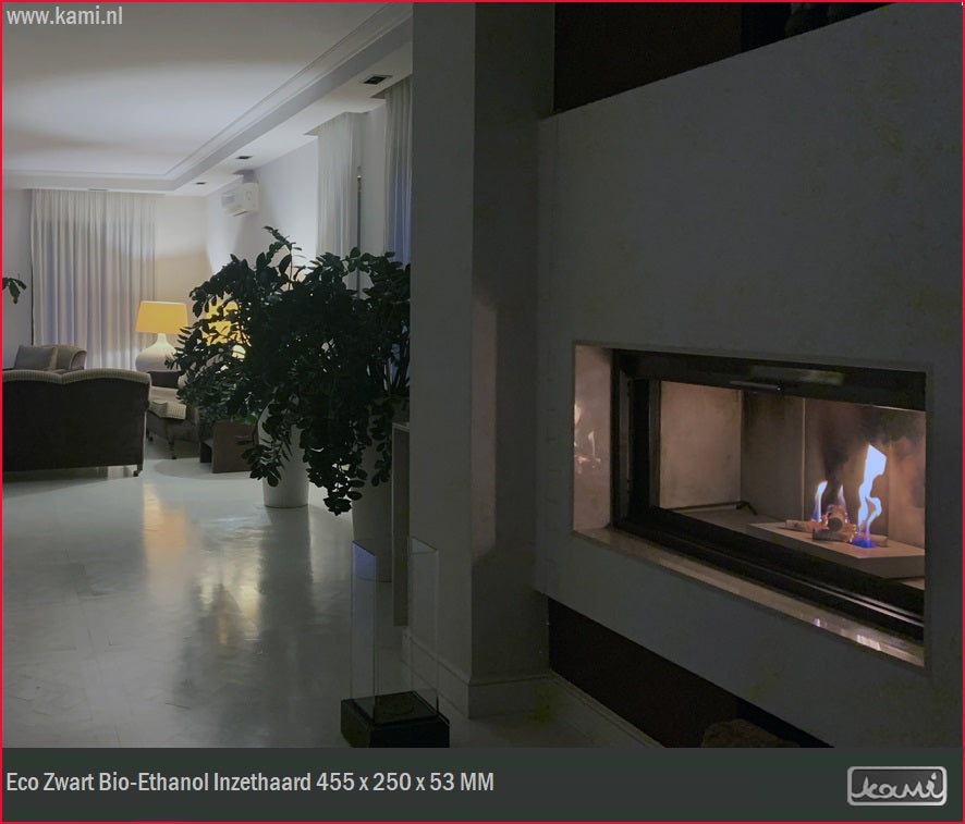 Eco Zwart Bio-Ethanol Inzethaard 40 CM