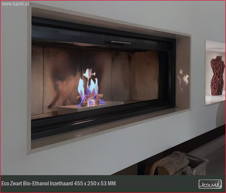 Eco Zwart Bio-Ethanol Inzethaard 40 CM