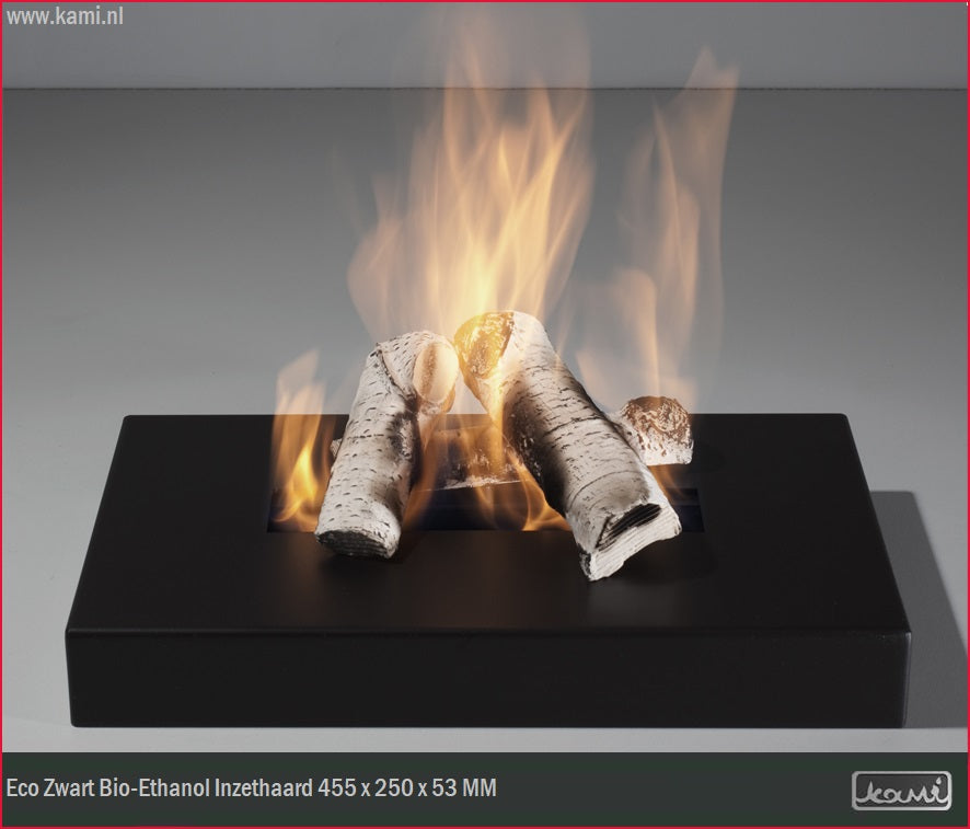 Eco Zwart Bio-Ethanol Inzethaard 40 CM