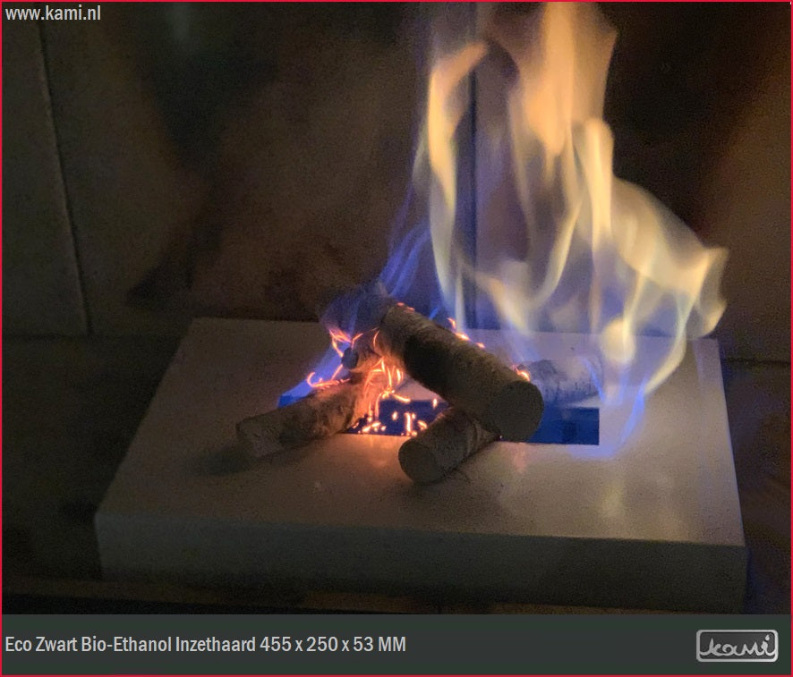 Eco Zwart Bio-Ethanol Inzethaard 40 CM