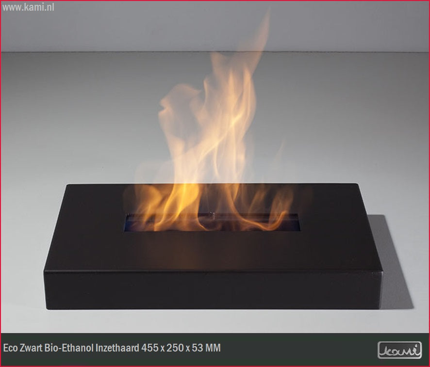 Eco Zwart Bio-Ethanol Inzethaard 40 CM