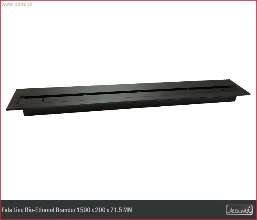 Fala Line Bio-Ethanol Brander 200 x 1500 MM
