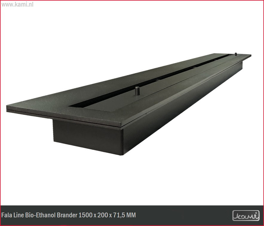 Fala Line Bio-Ethanol Brander 200 x 1500 MM