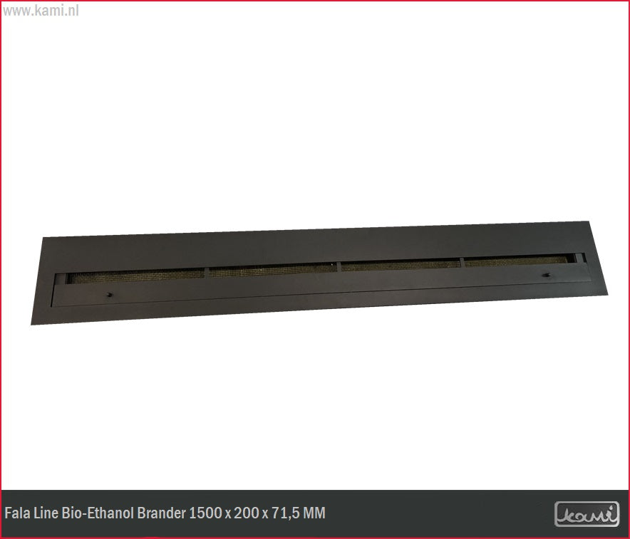 Fala Line Bio-Ethanol Brander 200 x 1500 MM