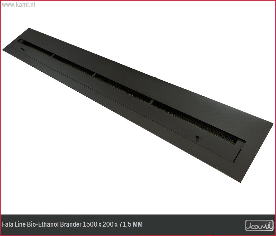 Fala Line Bio-Ethanol Brander 200 x 1500 MM