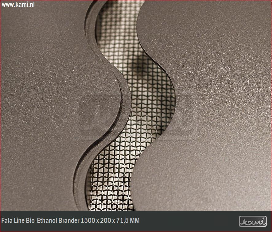 Fala Line Bio-Ethanol Brander 200 x 1500 MM