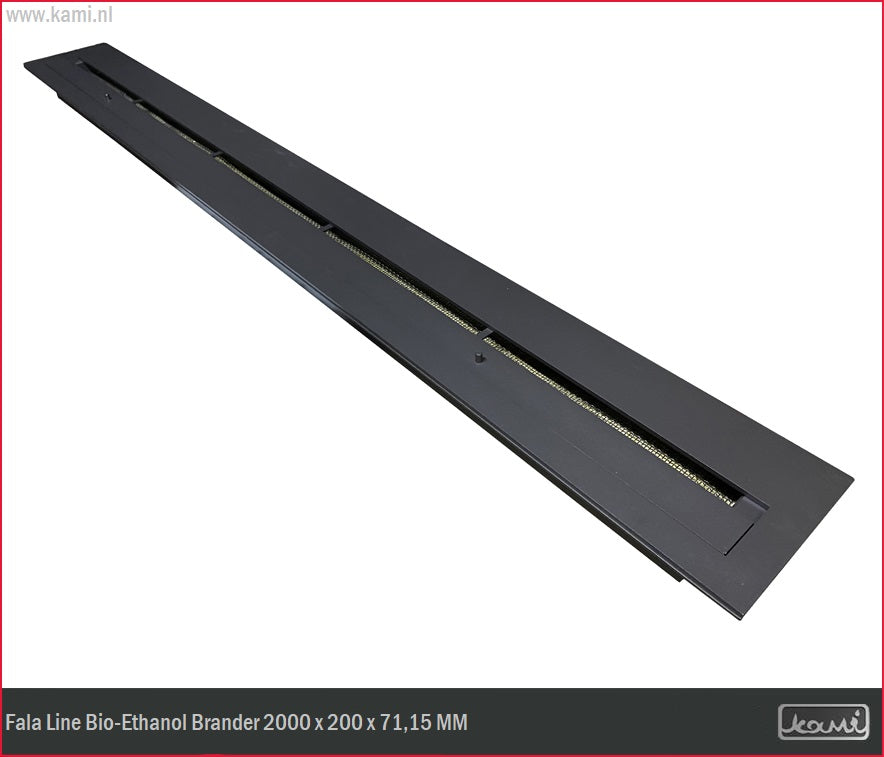 Fala Line Bio-Ethanol Brander 200 x 2000 MM