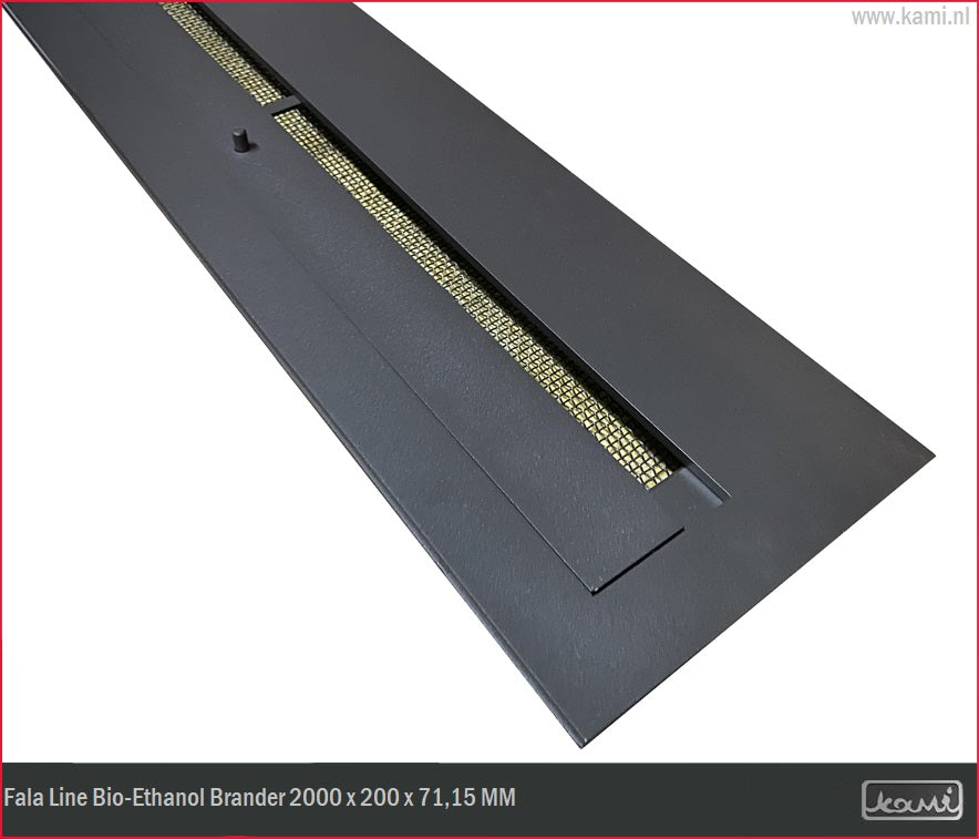 Fala Line Bio-Ethanol Brander 200 x 2000 MM