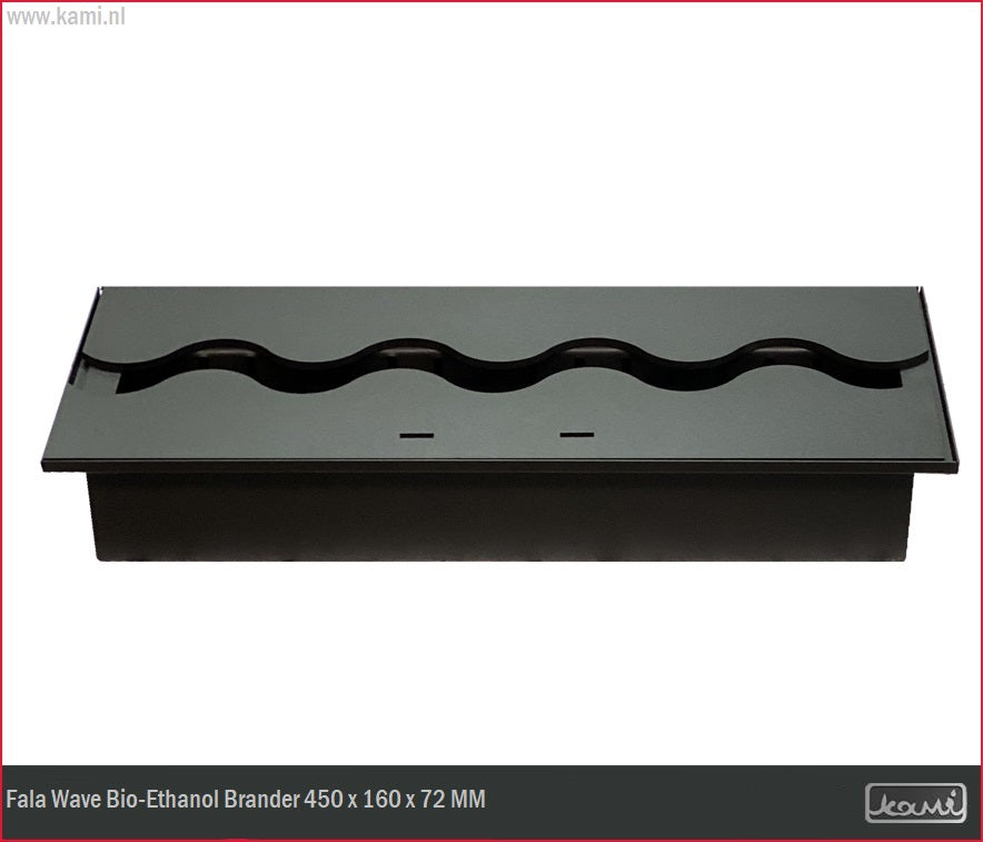 Fala Wave Bio-Ethanol Brander 160 x 450 MM
