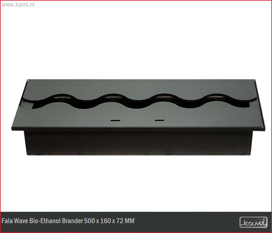 Fala Wave Bio-Ethanol Brander 160 x 500 MM