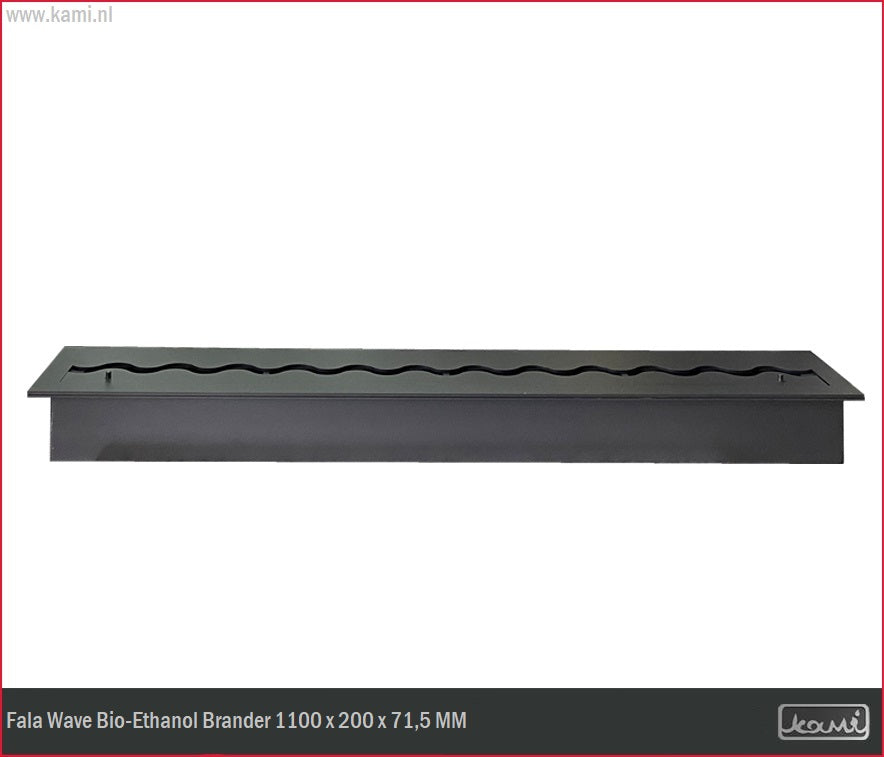 Fala Wave Bio-Ethanol Brander 200 x 1100 MM