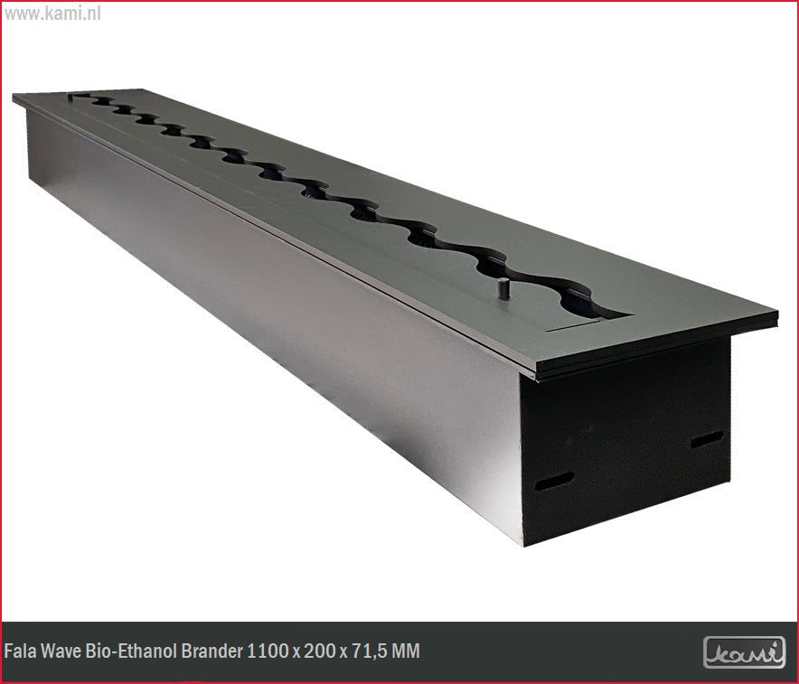 Fala Wave Bio-Ethanol Brander 200 x 1100 MM