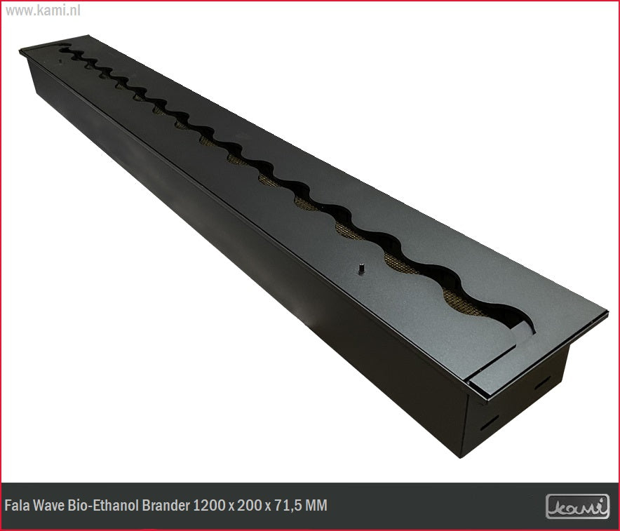 Fala Wave Bio-Ethanol Brander 200 x 1200 MM