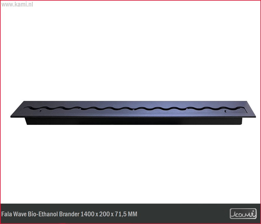 Fala Wave Bio-Ethanol Brander 200 x 1400 MM