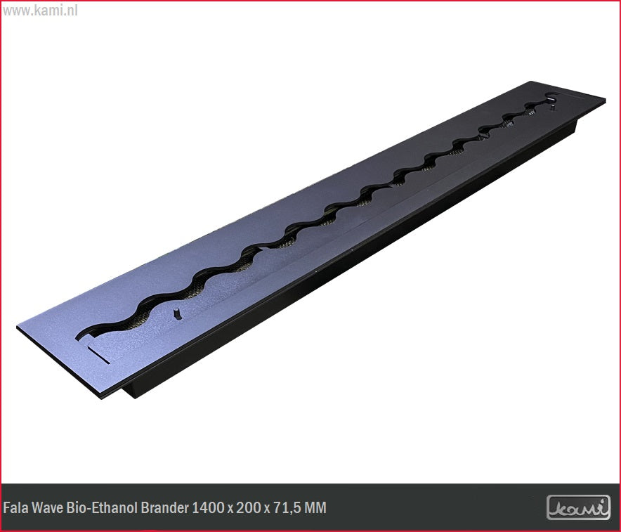 Fala Wave Bio-Ethanol Brander 200 x 1400 MM