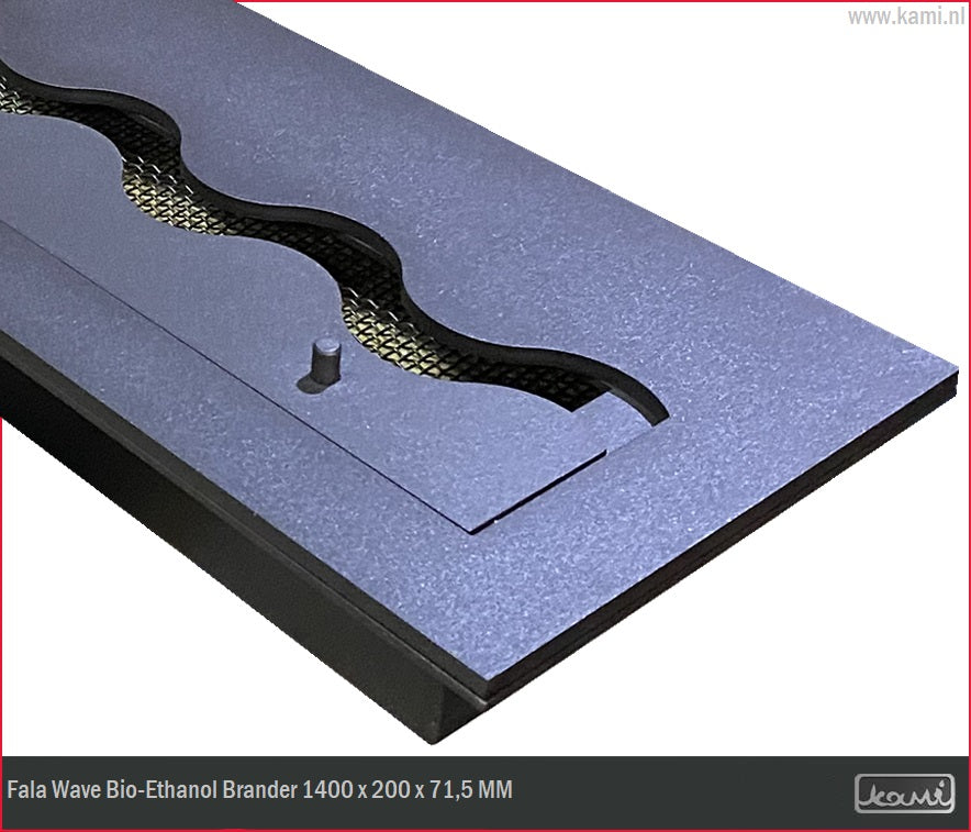 Fala Wave Bio-Ethanol Brander 200 x 1400 MM