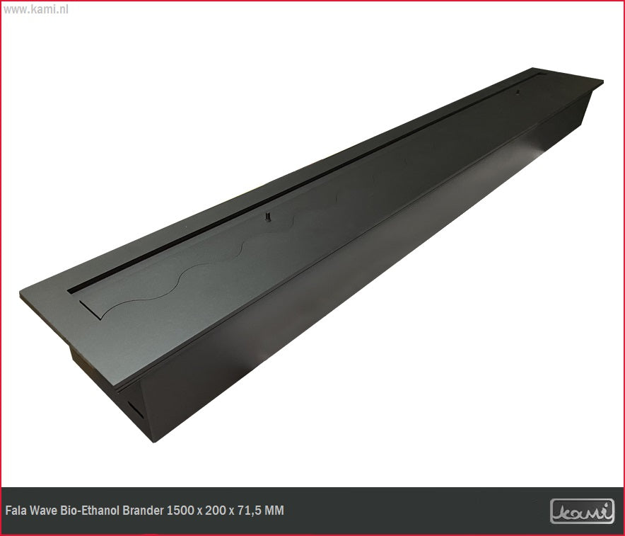 Fala Wave Bio-Ethanol Brander 200 x 1500 MM