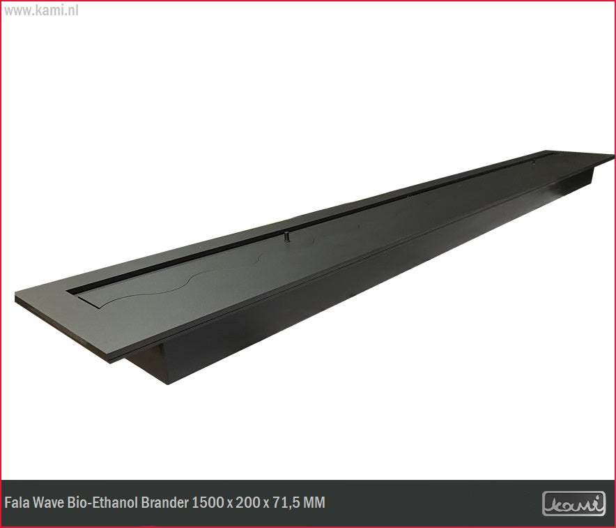 Fala Wave Bio-Ethanol Brander 200 x 1500 MM