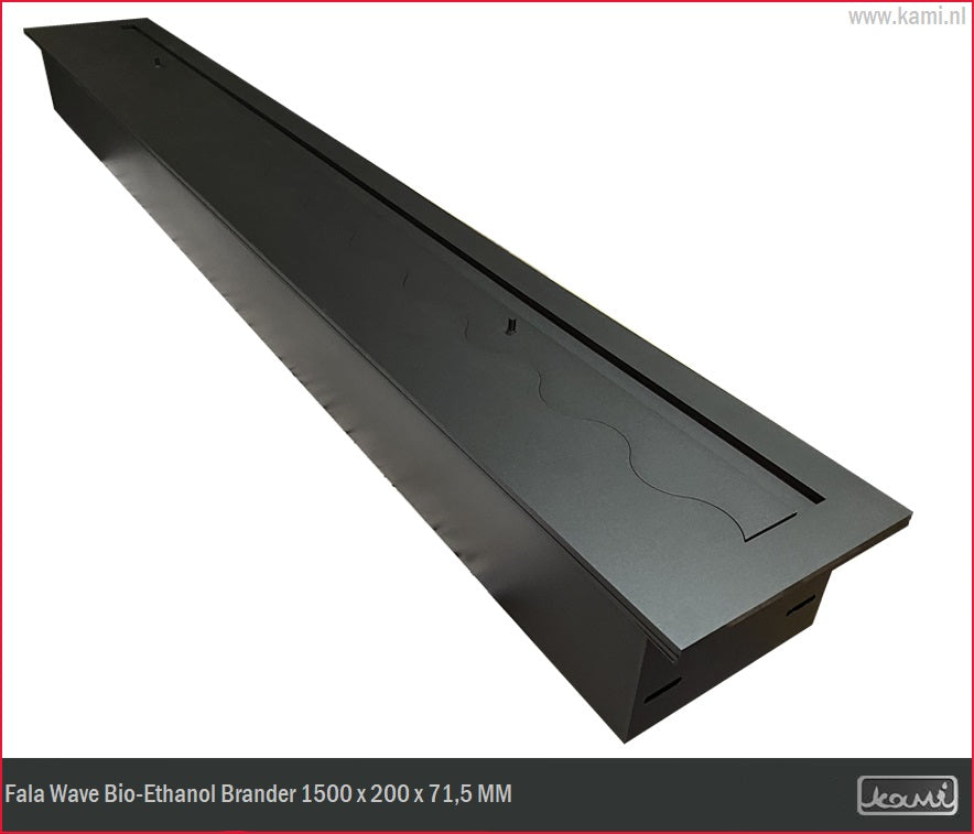 Fala Wave Bio-Ethanol Brander 200 x 1500 MM