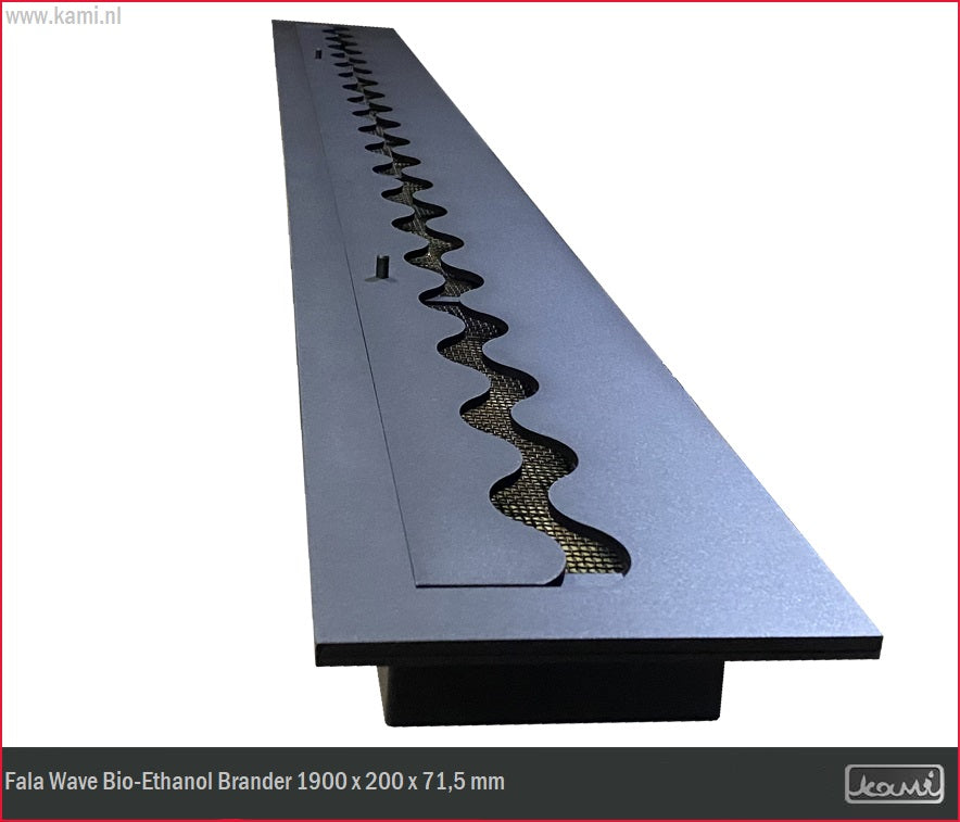Fala Wave Bio-Ethanol Brander 200 x 1900 MM