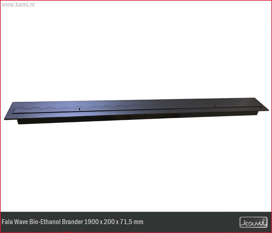 Fala Wave Bio-Ethanol Brander 200 x 1900 MM