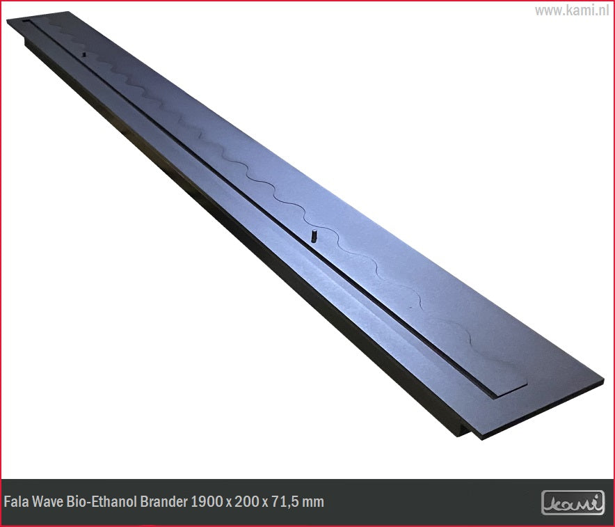 Fala Wave Bio-Ethanol Brander 200 x 1900 MM
