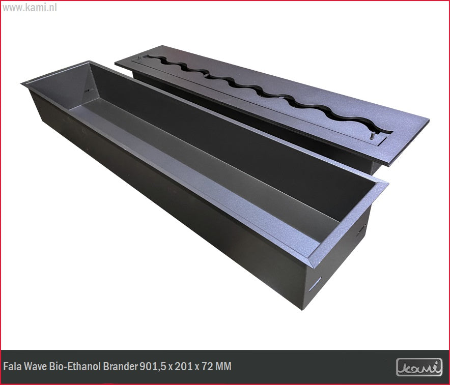 Fala Wave Bio-Ethanol Brander 160 x 900 MM