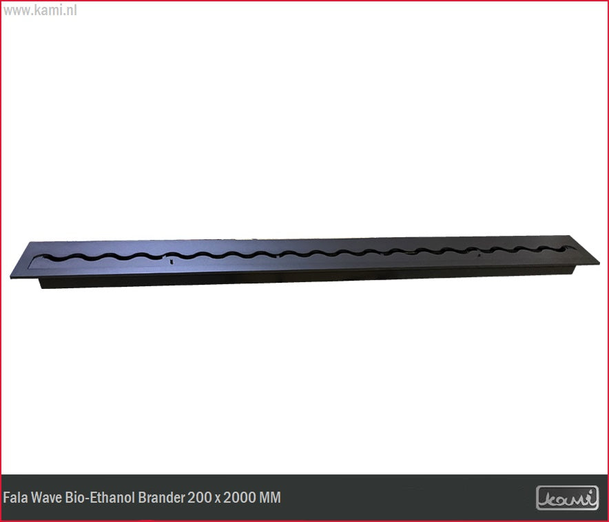 Fala Wave Bio-Ethanol Brander 200 x 2000 MM