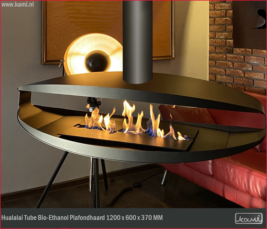 Hualalai Tube Bio-Ethanol Plafondhaard 120 CM