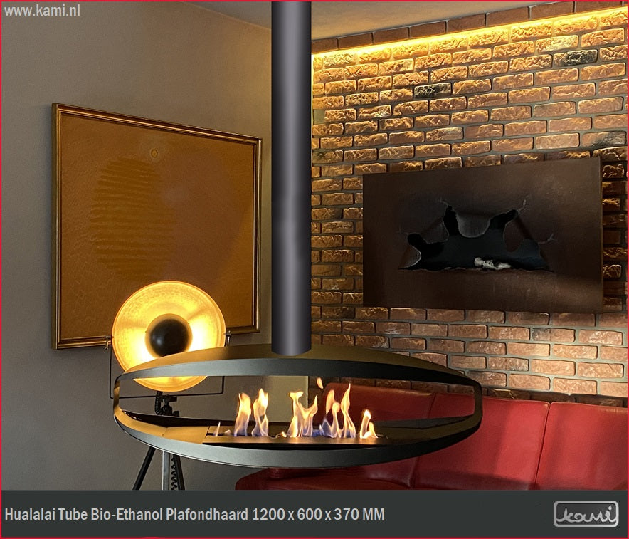 Hualalai Tube Bio-Ethanol Plafondhaard 120 CM
