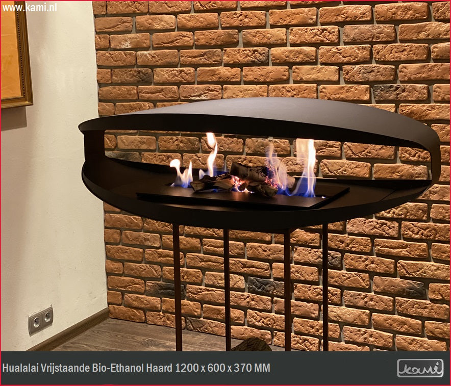 Hualalai Vrijstaande Bio-Ethanol Haard 120 CM