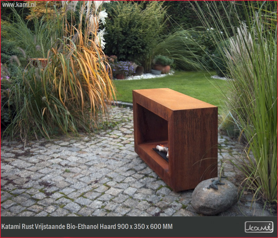 Katami Rust Bio-Ethanol Vrijstaand Haard 90 CM