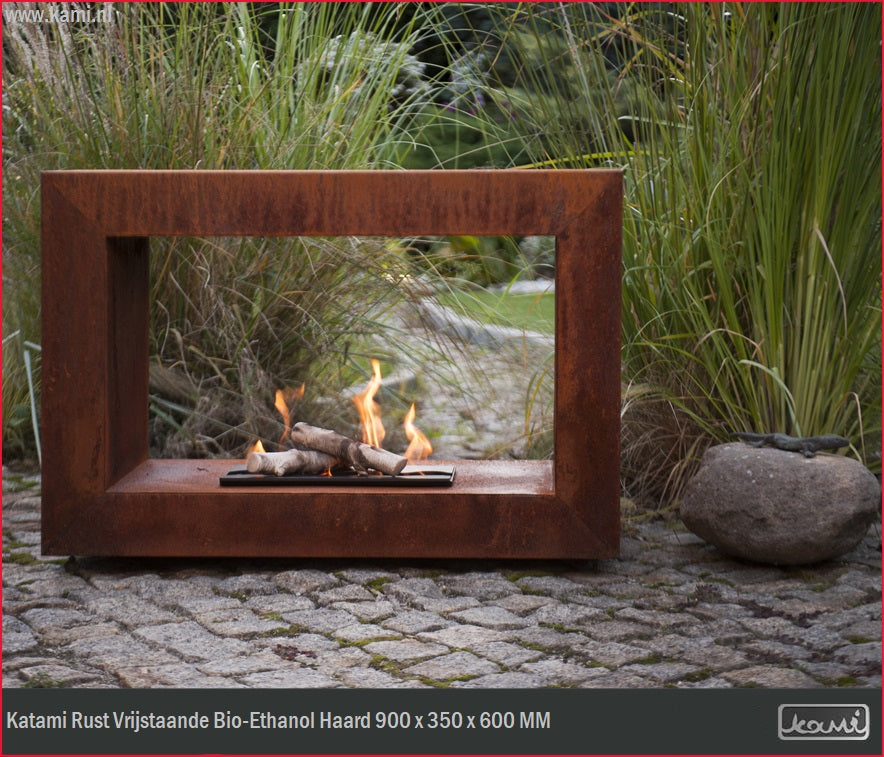 Katami Rust Bio-Ethanol Vrijstaand Haard 90 CM