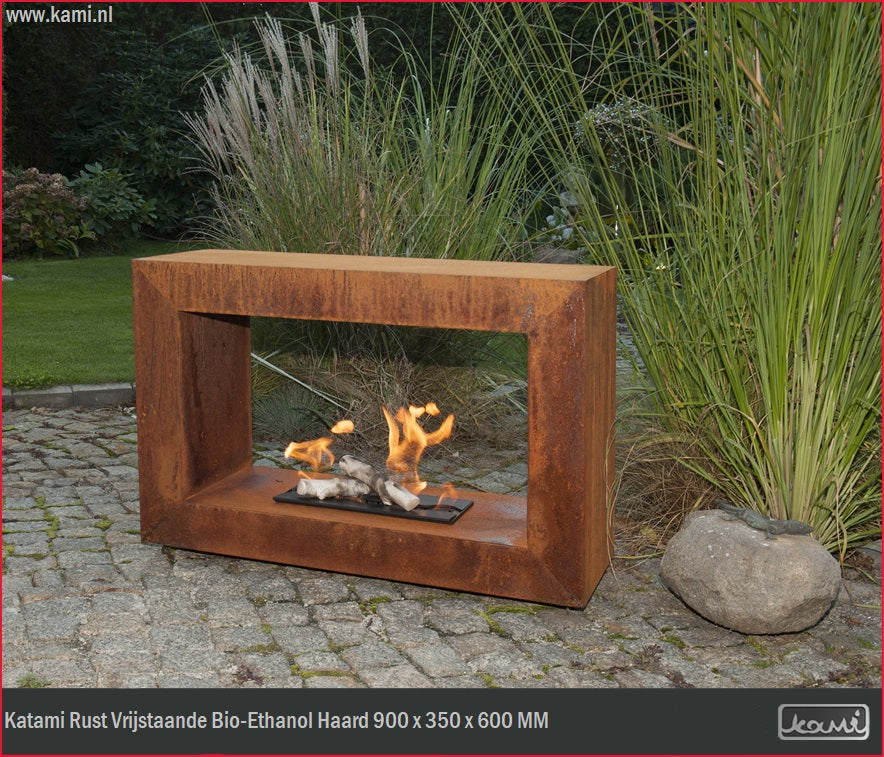 Katami Rust Bio-Ethanol Vrijstaand Haard 90 CM