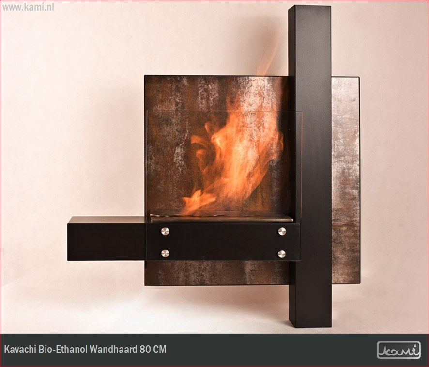 Kavachi Bio-Ethanol Wandhaard 80 CM