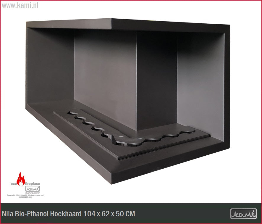 Nila Bio-Ethanol Hoekhaard 104 x 62 x 50 CM