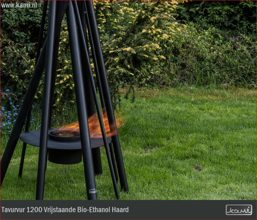 Tavurvur Bio-Ethanol Vrijstaand Haard H120 CM