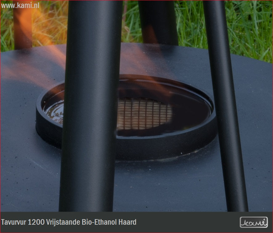 Tavurvur Bio-Ethanol Vrijstaand Haard H120 CM