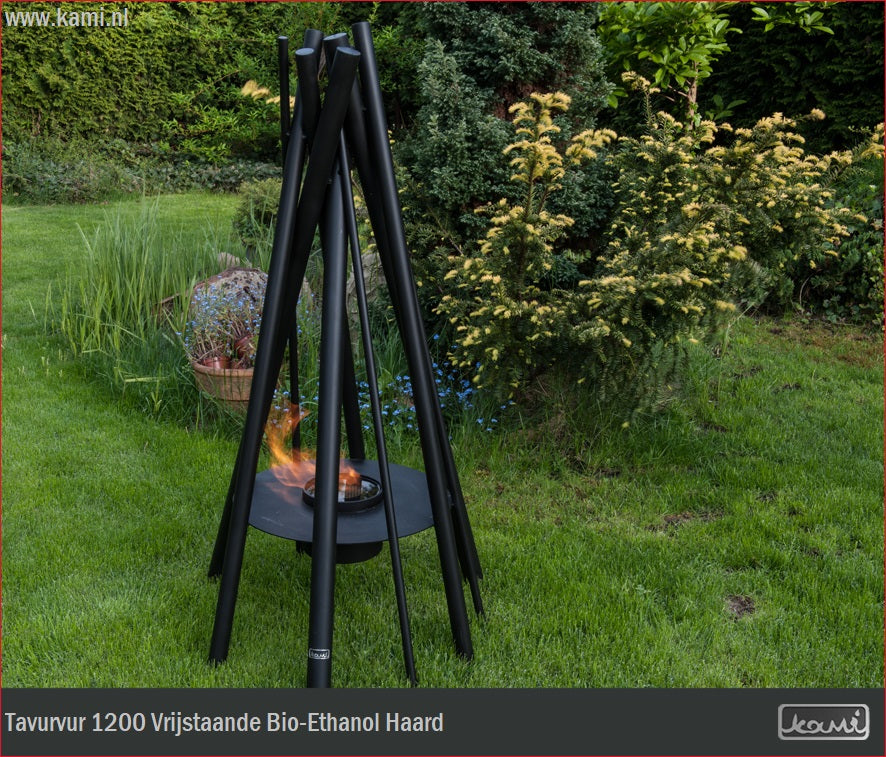 Tavurvur Bio-Ethanol Vrijstaand Haard H120 CM