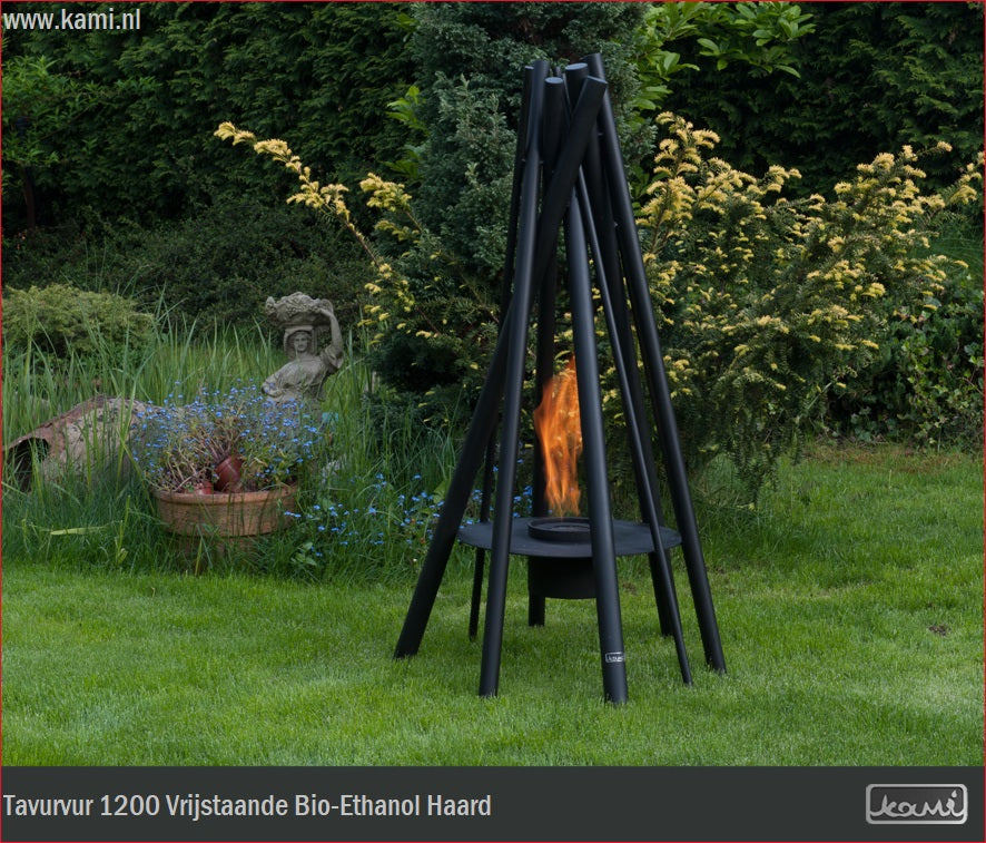 Tavurvur Bio-Ethanol Vrijstaand Haard H120 CM